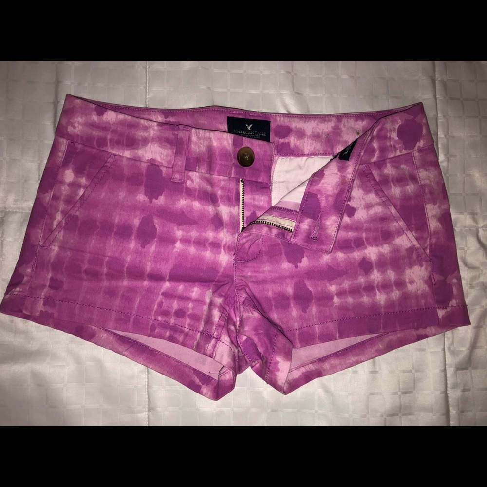 Pink American eagle shorts